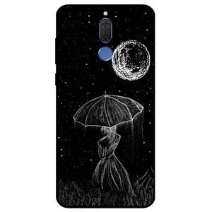 Megafone Girl and Moon 1369 Cover For Huawei Mate 10 Lite