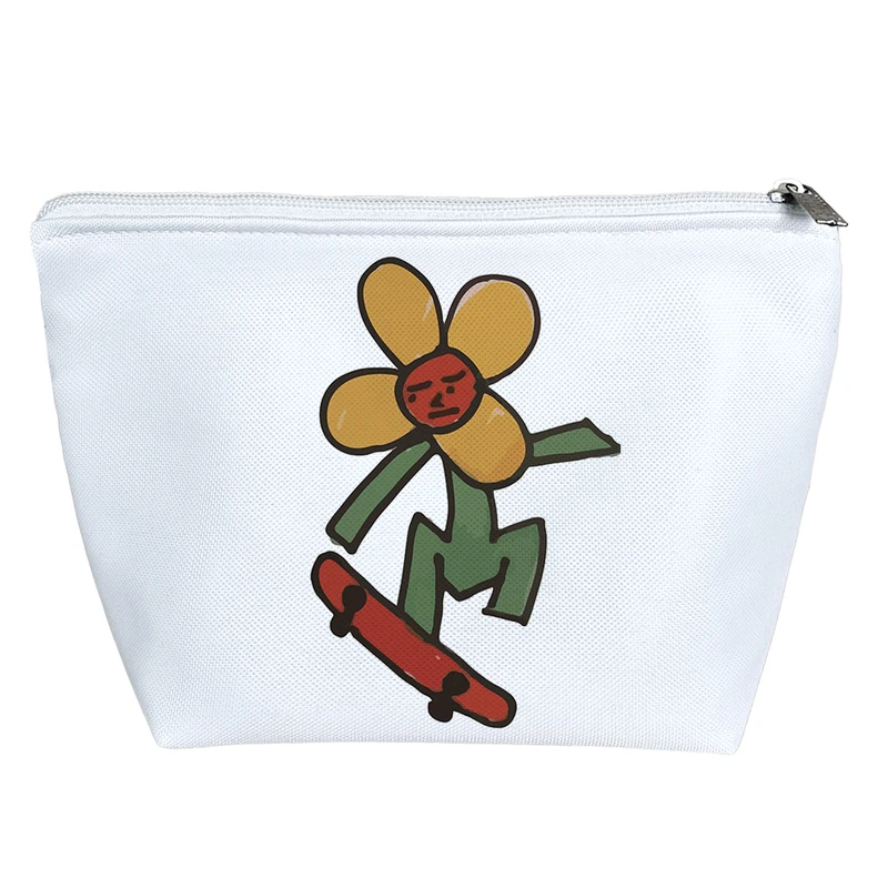 کیف لوازم آرایش دخترانه خندالو مدل گل اسکیت سوار کد 9023