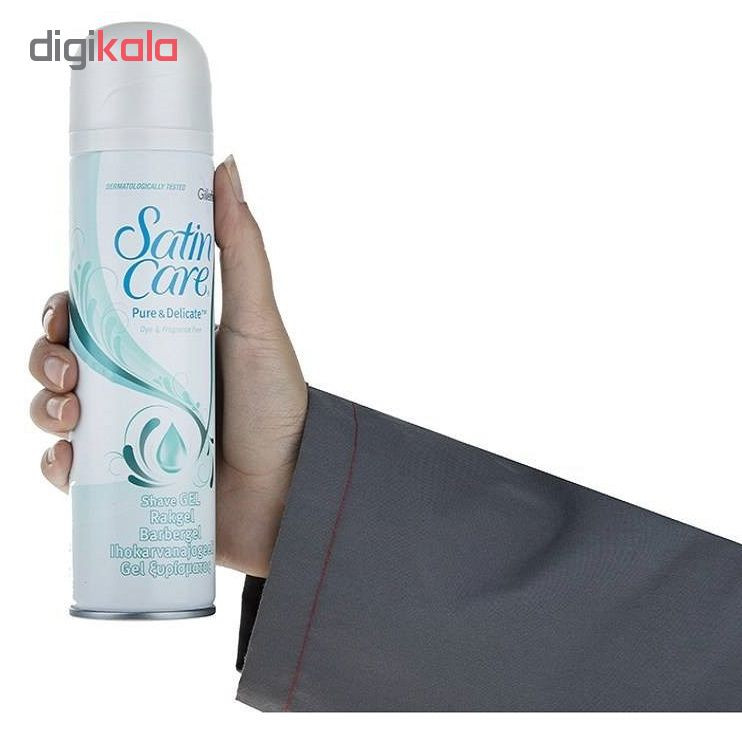 ژل اصلاح زنانه ژیلت سری Satin Care حجم 200 میلی لیتر