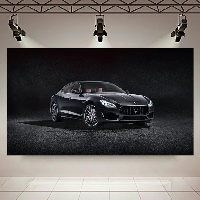 پوستر طرح ماشین مدل مازراتی Quattroporte GTS کد AR11460