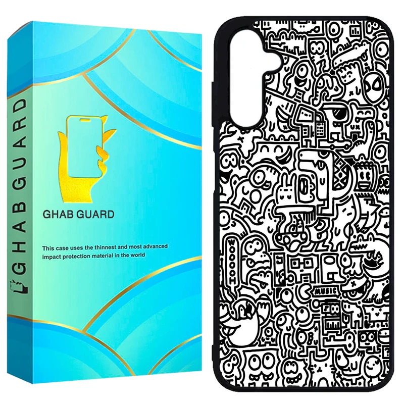 کاور قاب گارد طرح نقاشی مدل GCHPA25 مناسب برای گوشی موبایل سامسونگ Galaxy A25