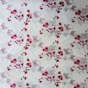 سفره 4 نفره طرح گل و پروانه کد soita11 سایز 99x99 سانتی متر