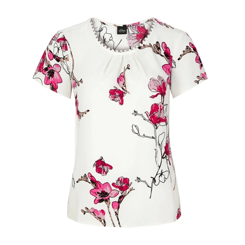 بلوز آستین کوتاه زنانه اس.اولیور مدل 01-899-12-5530