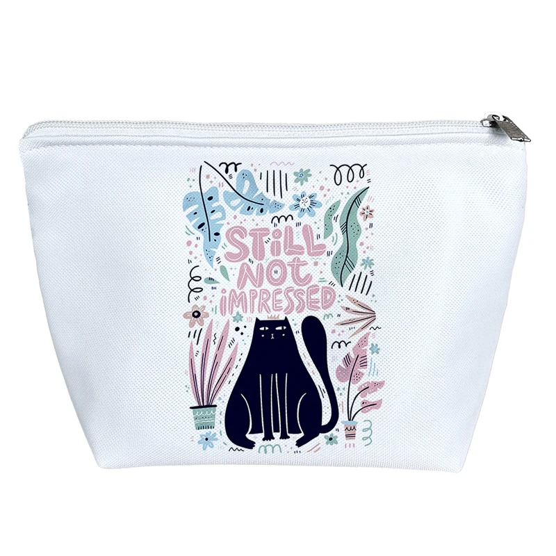 کیف لوازم آرایش دخترانه خندالو مدل گربه کد 1843