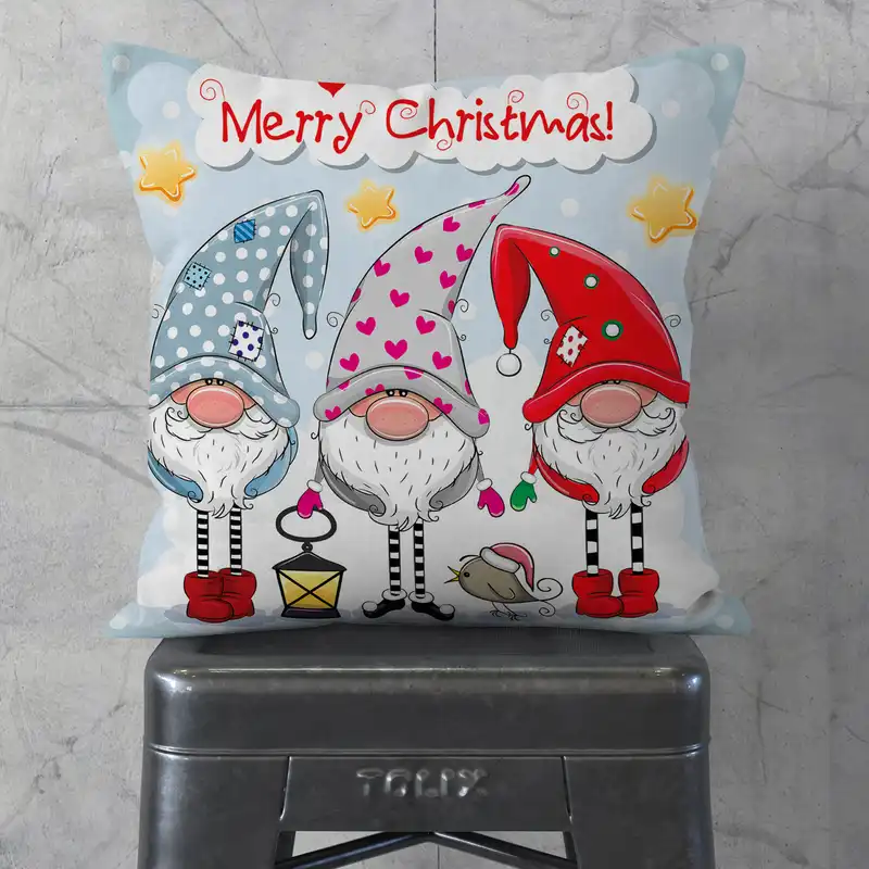 کاور کوسن مدل بابانوئل دورو طرح دار کد 10170