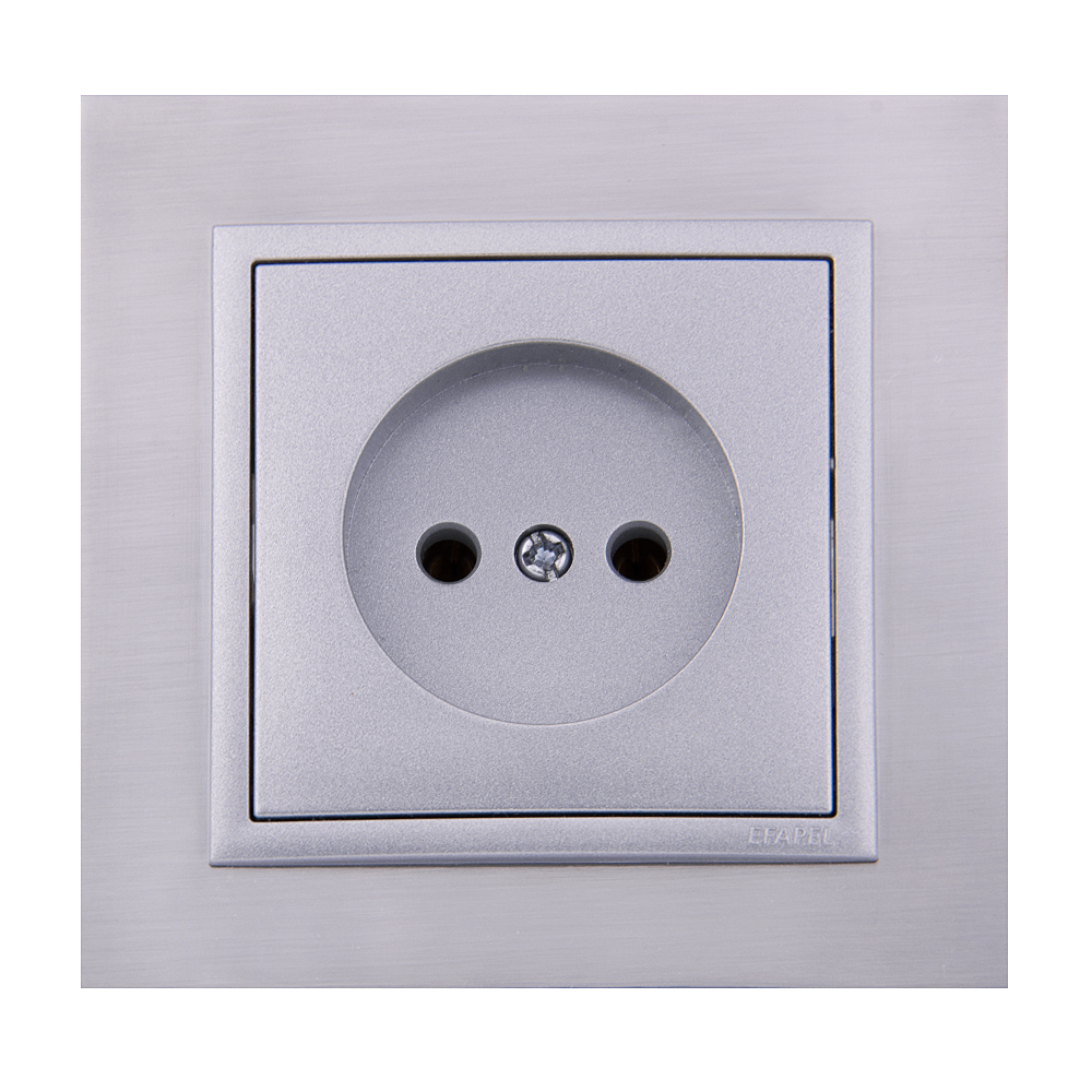 پریز برق ایفاپل مدل LOGUS90 METALLO کد 90910TIA/21121/90621