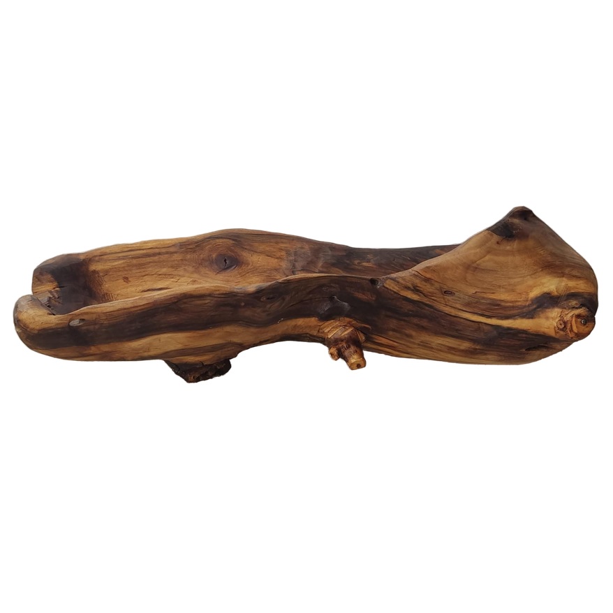 ظرف سرو چوبی مدل دفرمه جنگل