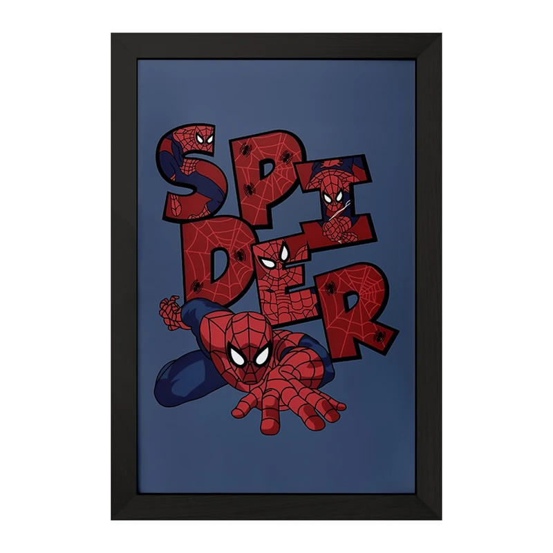 تابلو خندالو مدل مرد عنکبوتی (Spider Man) کد F4989