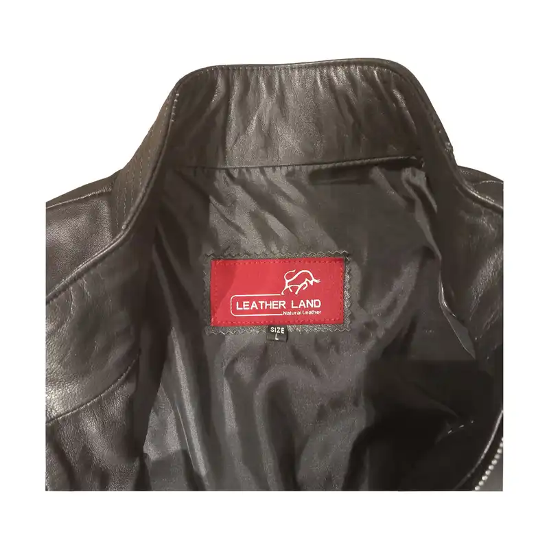 کت چرم مردانه سرزمین چرم مدل مدل آرتا کد 151073