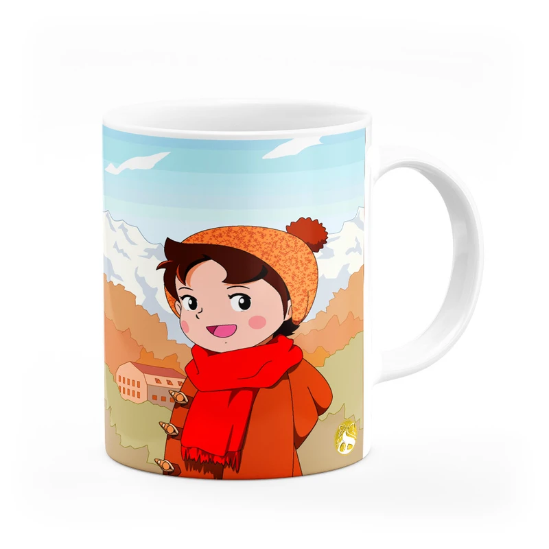 ماگ هومرو طرح انیمیشن هایدی دختر آلپ مدل MG3944