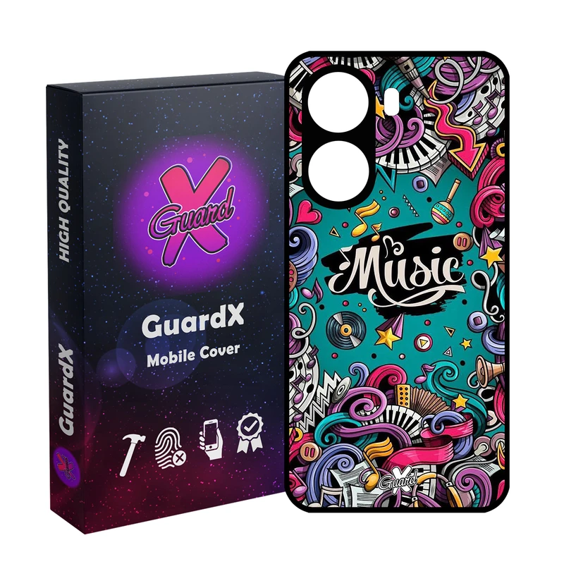 کاور گارد ایکس طرح Music مدل 10025 مناسب برای گوشی موبایل شیائومی Poco X7 Pro
