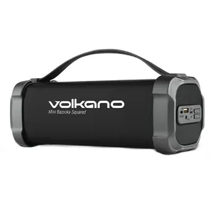 اسپیکر بلوتوثی قابل حمل ولکانو سری  Mini Bazooka Squared مدل VK-3302-BK