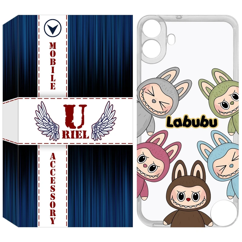 کاور یوریل مدل Clear کد 102 طرح لبوبو Labubu مناسب برای گوشی موبایل ناتینگ فون Nothing CMF Phone 1