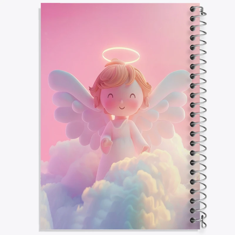 دفتر نقاشی 50 برگ خندالو طرح فرشته کوچولو کد N2239
