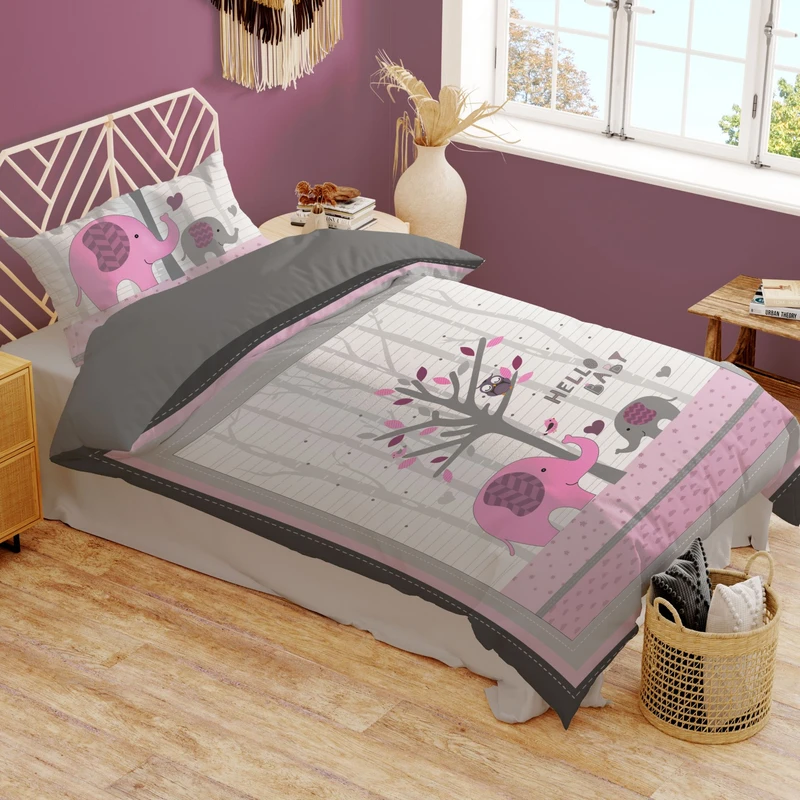 سرویس روتختی 1 نفر 3 تکه مدل فیل