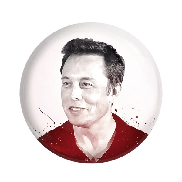 مگنت خندالو طرح ایلان ماسک کد 10919