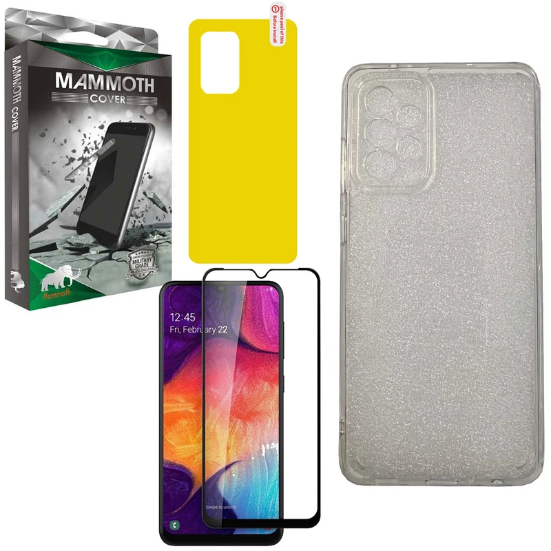 کاور ماموت مدل MMT-PC-AAA مناسب برای گوشی موبایل سامسونگ Galaxy A23 به همراه محافظ صفحه نمایش و محافظ پشت گوشی
