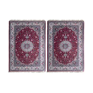 فرش دستباف شش متری طرح ترنجدار کد 65039-65038 یک جفت