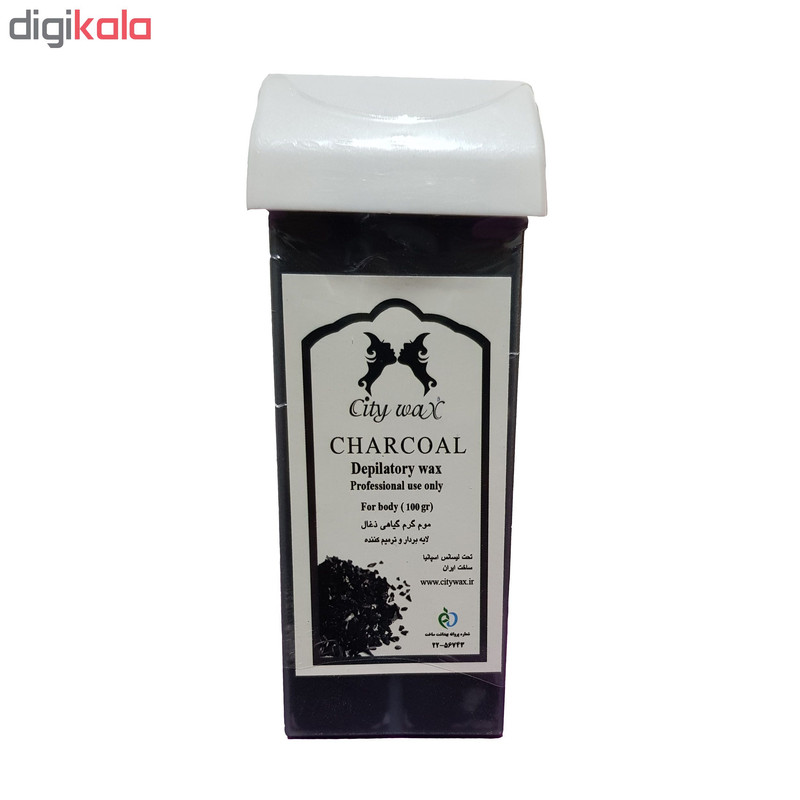 موم سیتی وکس مدل Charcoal وزن 100 گرم