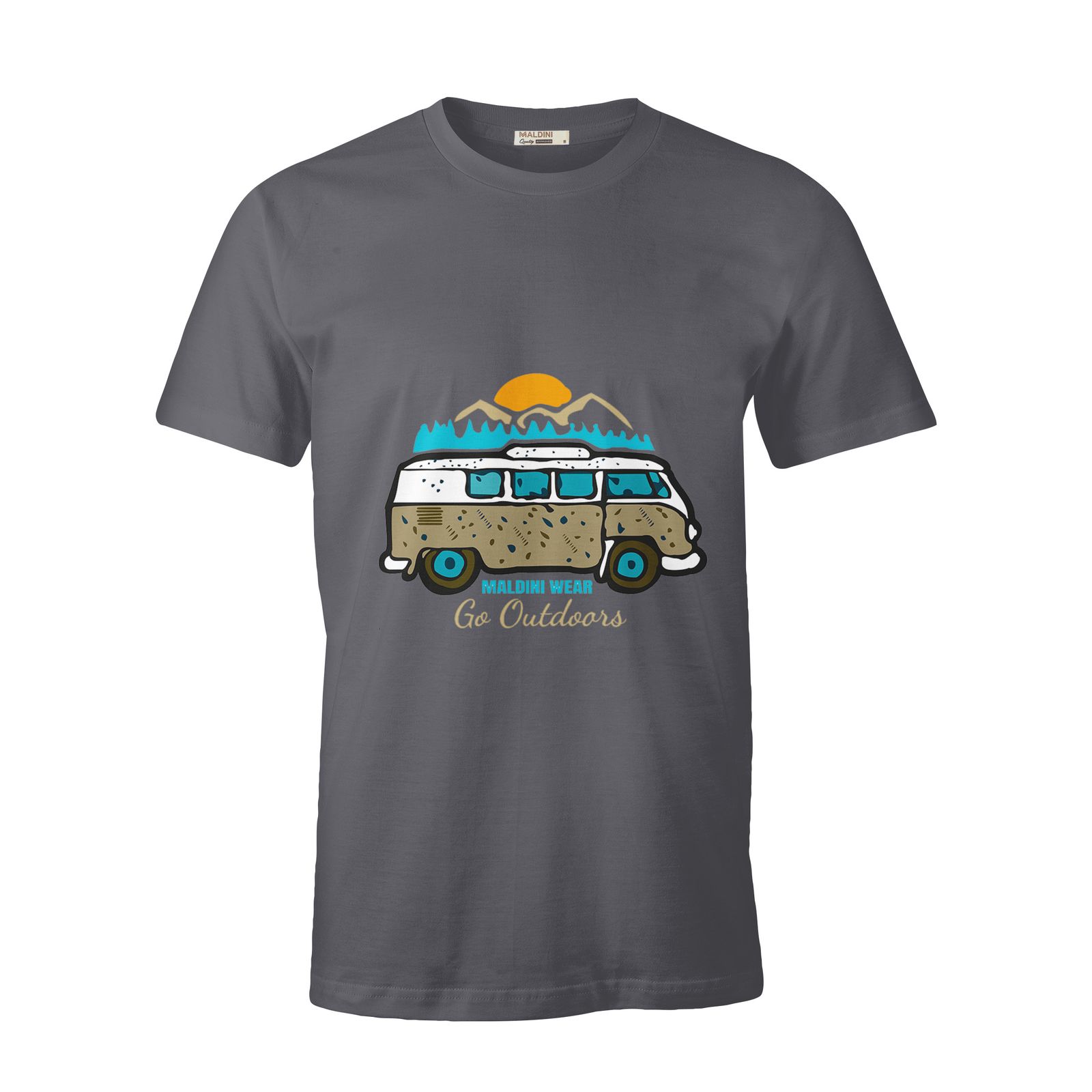 تی شرت آستین کوتاه مردانه مالدینی مدل T-335 - - 1