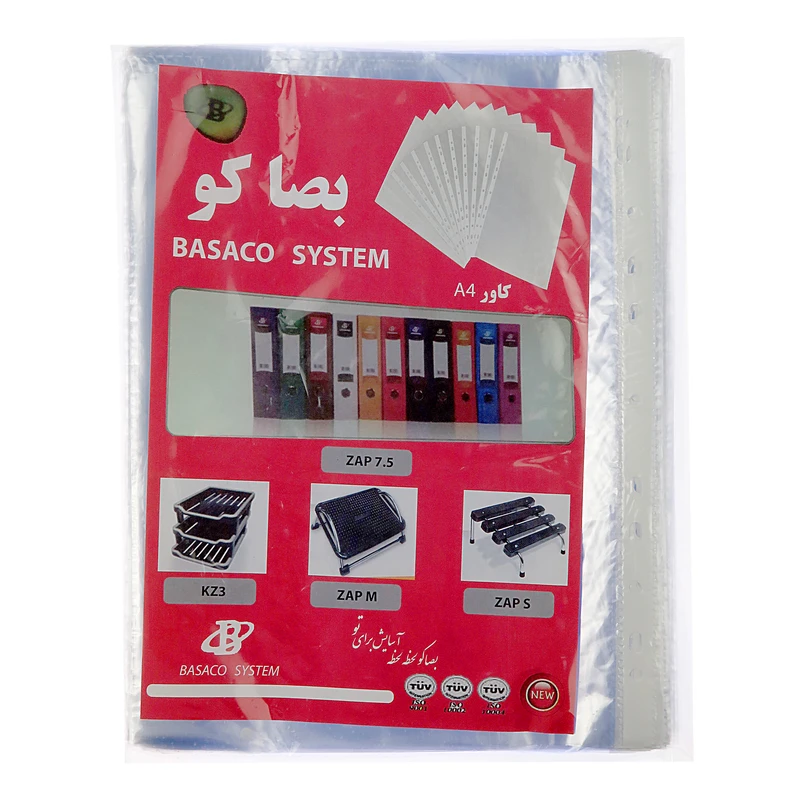 کاور کاغذ a4 بصاکو مدل اقتصادی کد 260g بسته ۱۰۰عددی 
