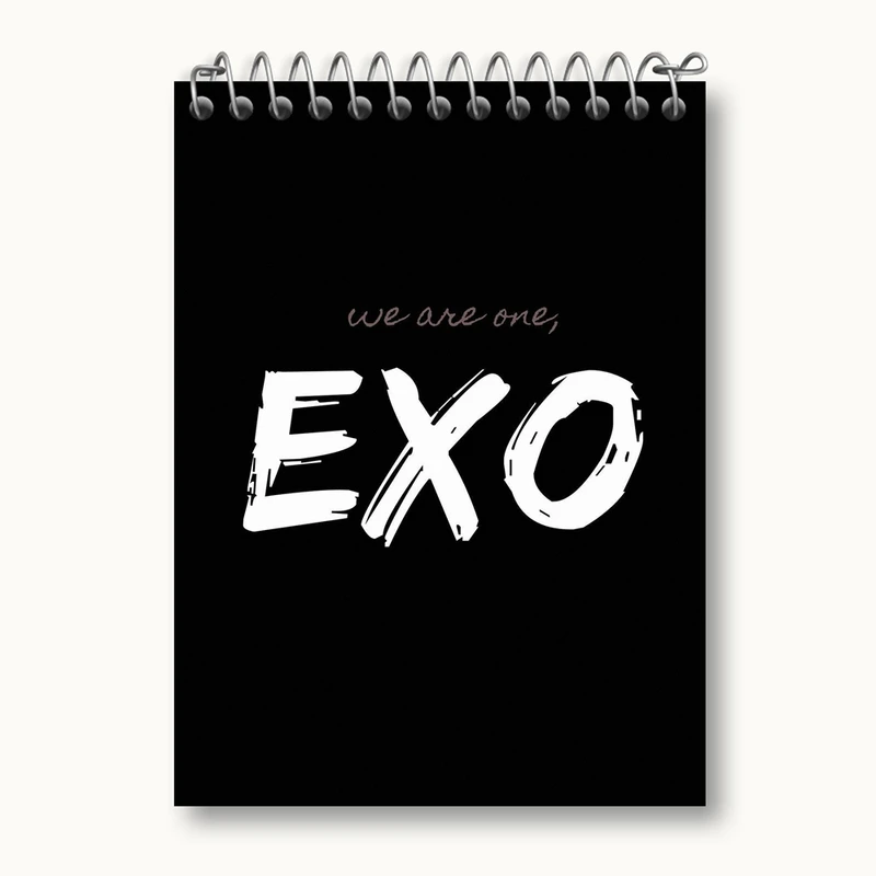 دفتر یادداشت 50 برگ خندالو مدل گروه اکسو EXO کد 13654