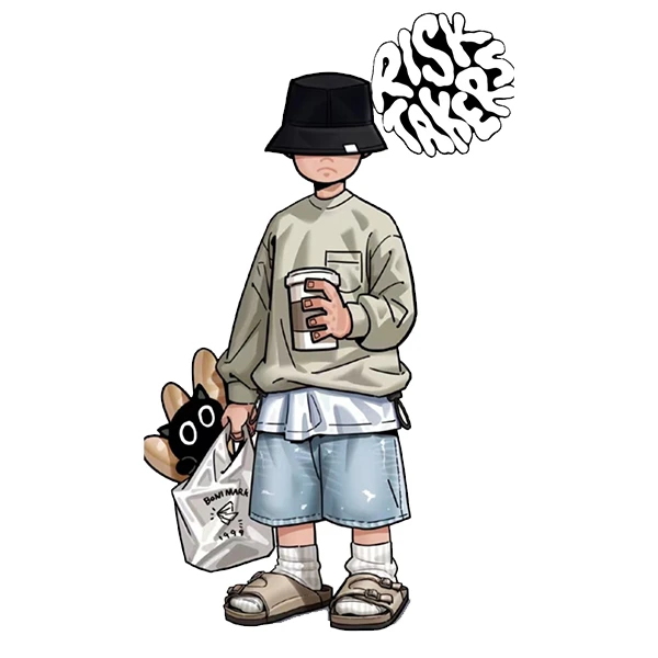 استیکر پارچه و لباس پاد آفرین طرح پسر کد 4939