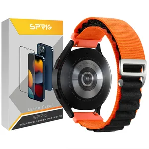 بند اسپریگ مدل Loop Alpine Dual Color مناسب برای ساعت هوشمند سامسونگ Galaxy watch 4 Classic 42mm / watch 4 classic 46mm