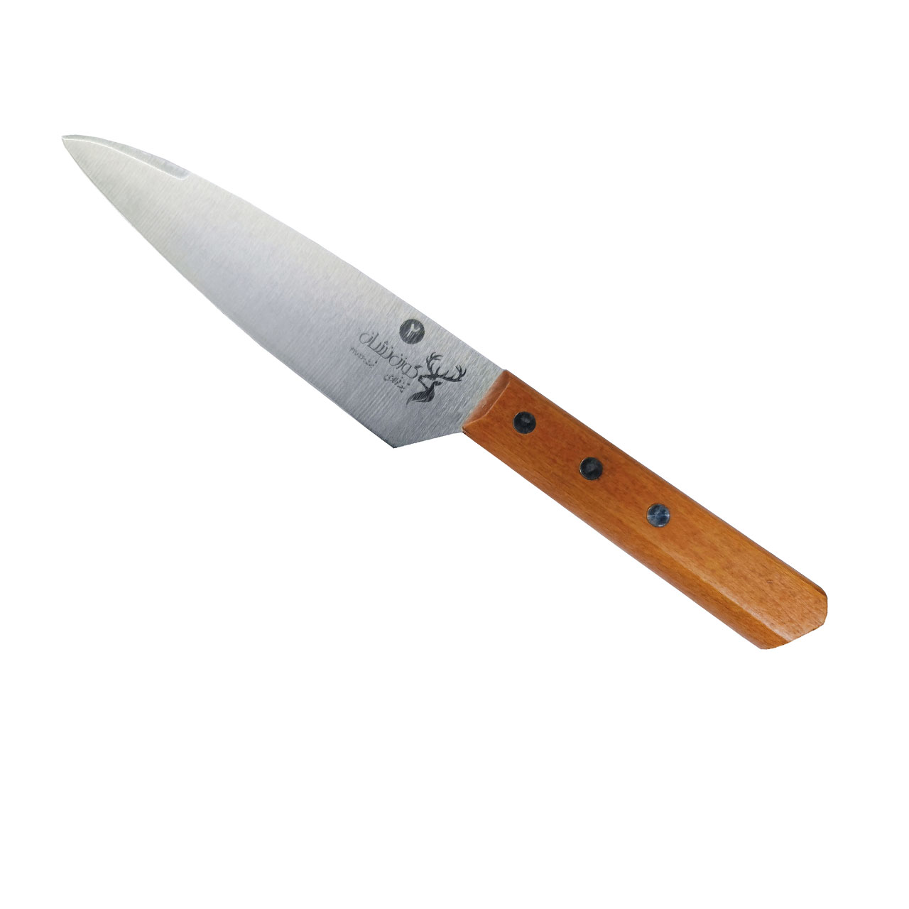 چاقو آشپزخانه گوزن نشان مدل راسته کد 003