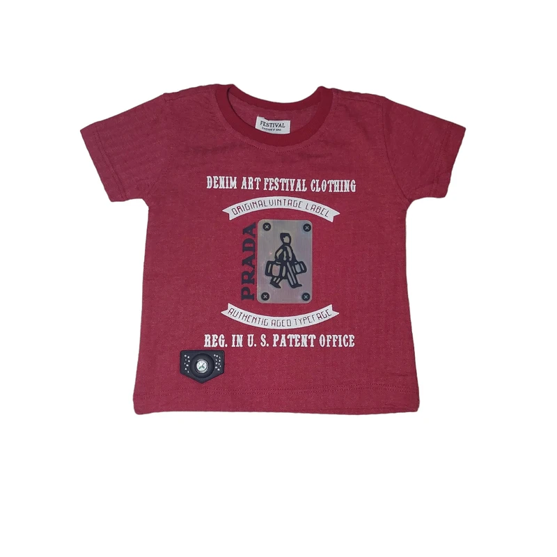 تی شرت آستین کوتاه دخترانه مدل ASH713