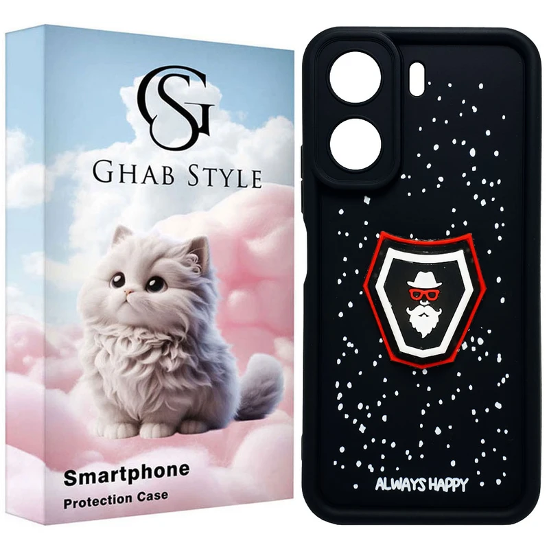 کاور قاب استایل مدل سیلیکونی طرح چراغدار مناسب برای گوشی موبایل شیائومی Redmi 13C / Poco C65