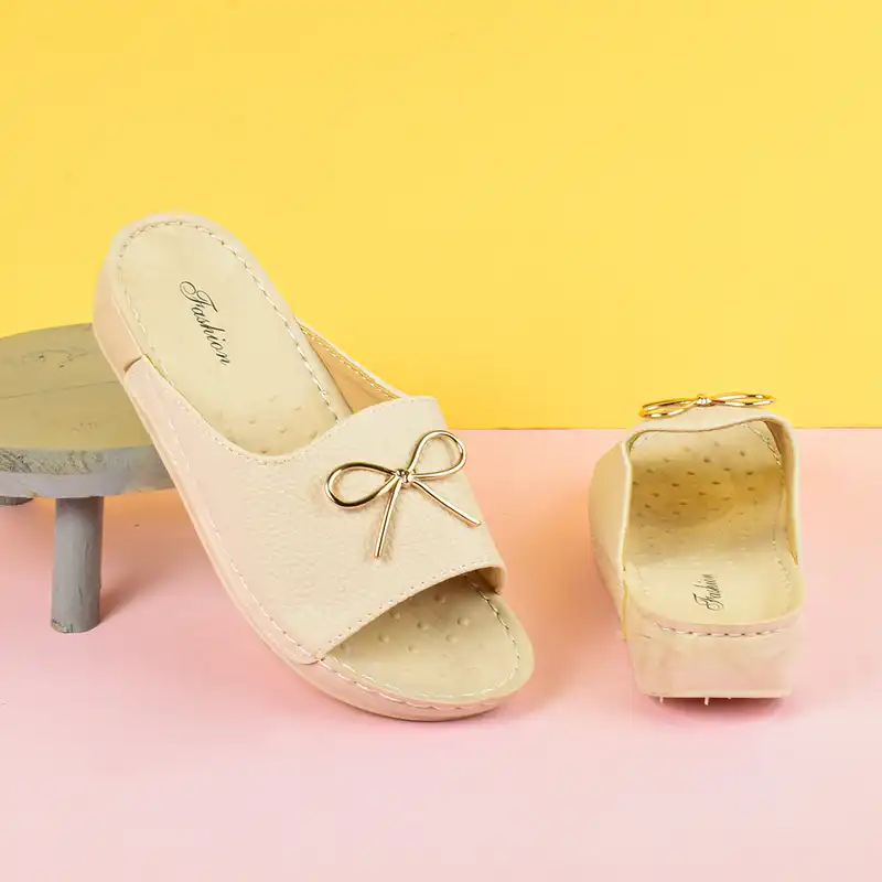 دمپایی زنانه نیکتا مدل پاپیون کد CR.4040