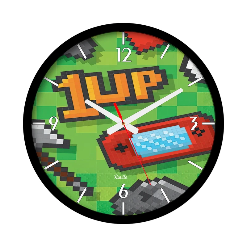 ساعت رومیزی عقربه‌ای راویتا مدل ماینکرافت کد3700