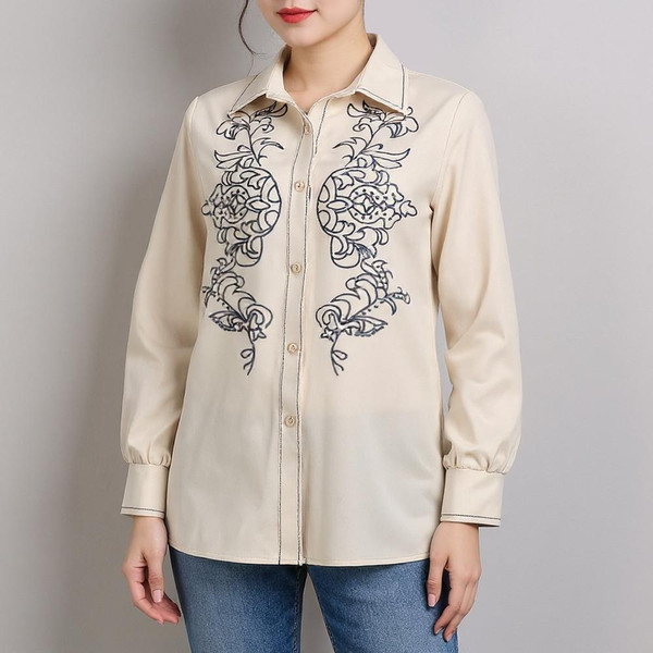 شومیز آستین بلند زنانه السانا مدل ماریان کد 212909