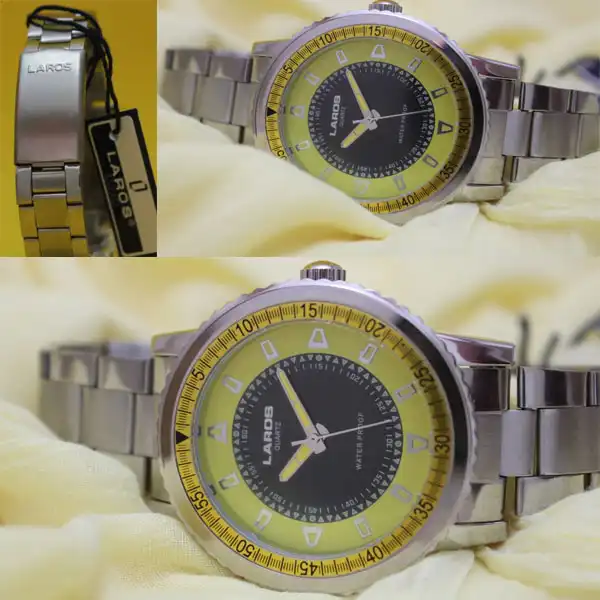 ساعت مچی عقربه ای لاروس مدل لاروس مدل DD-74991-0315a