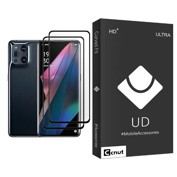 محافظ صفحه نمایش کوکونات مدل UDB Ultra MIX002 مناسب برای گوشی موبایل اوپو Find X3 Pro بسته دو عددی