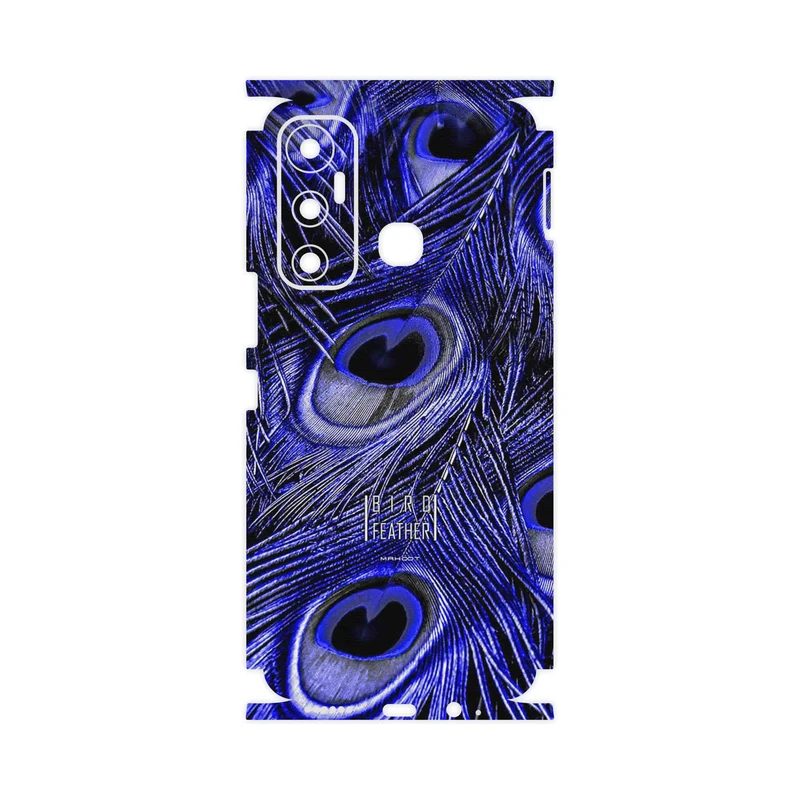 برچسب پوششی ماهوت مدل Purple Feather-FullSkin مناسب برای گوشی موبایل اینفینیکس Hot 11