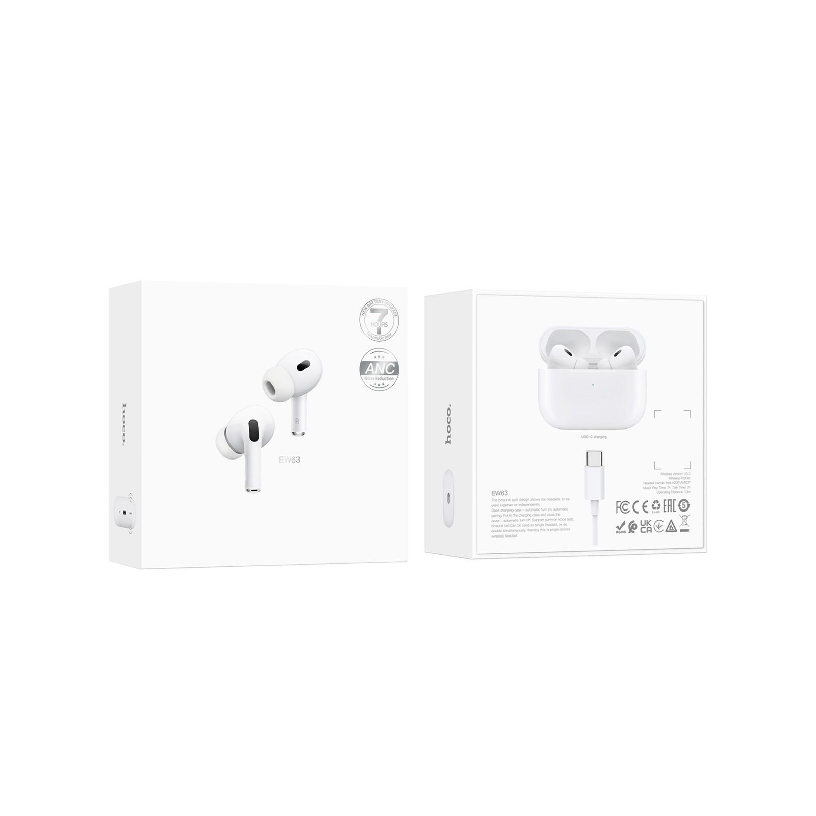 هدفون بلوتوثی هوکو مدل EW63 ANC -  - 9