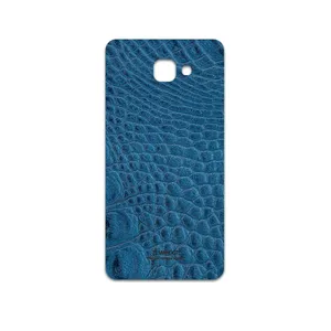MAHOOT Blue-Crocodile-Leather Cover Sticker for Samsung Galaxy C7