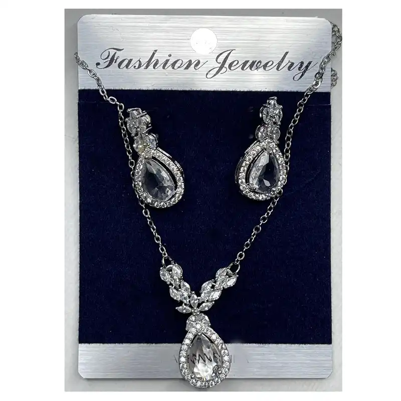 نیم ست زنانه فشن جویلری مدل جواهری