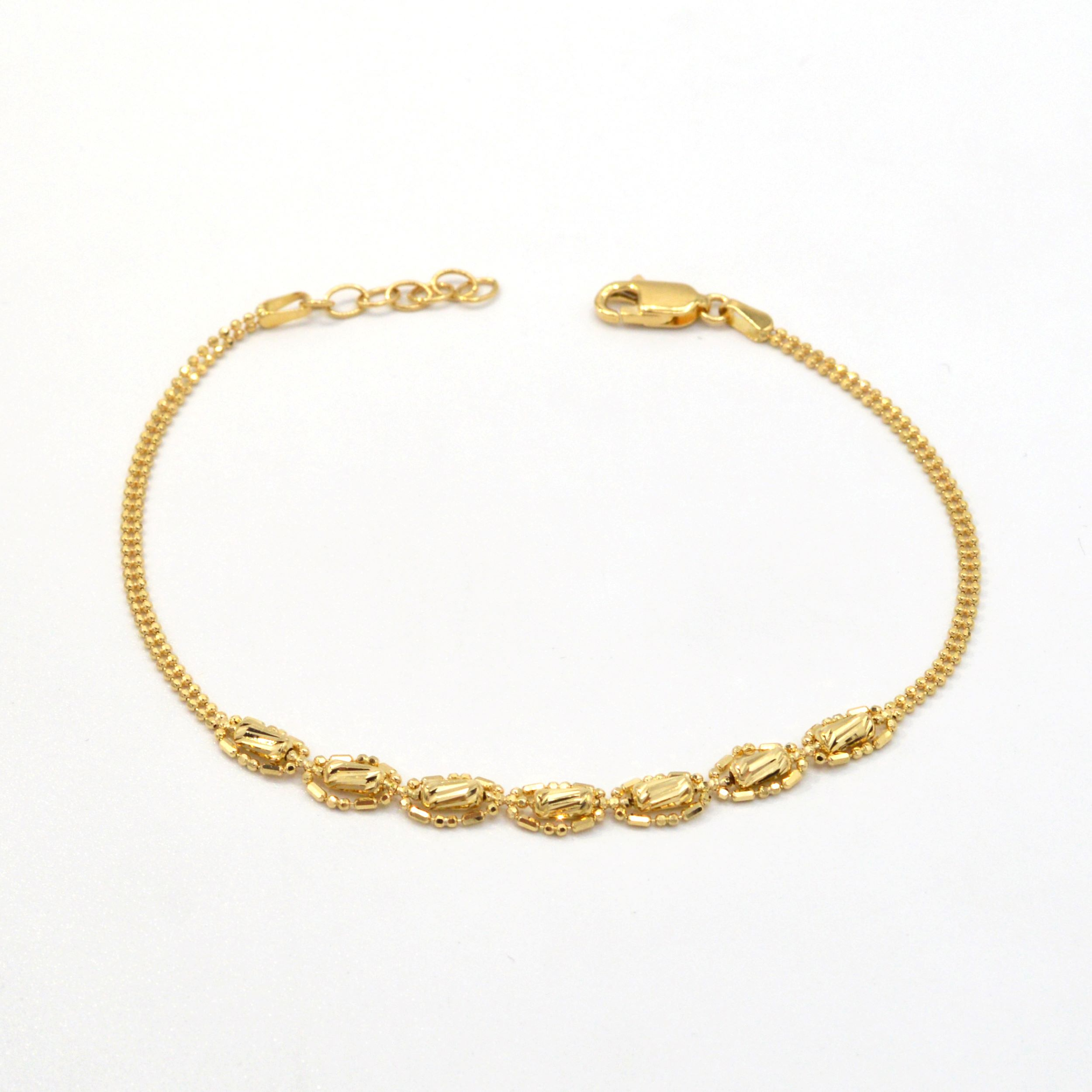 ست طلا 18 عیار زنانه طلای فراهانی مدل گلی