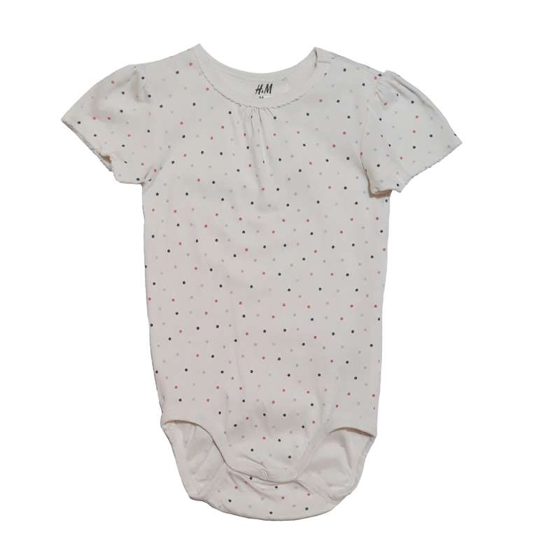 بادی آستین کوتاه نوزادی اچ اند ام کد 866