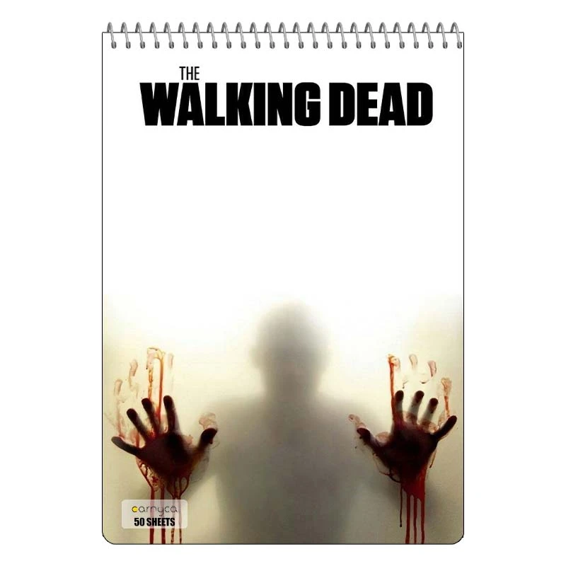 دفتر نقاشی 50 برگ سیمی کارنیکا طرح مردگان متحرک The Walking Dead کد 85938
