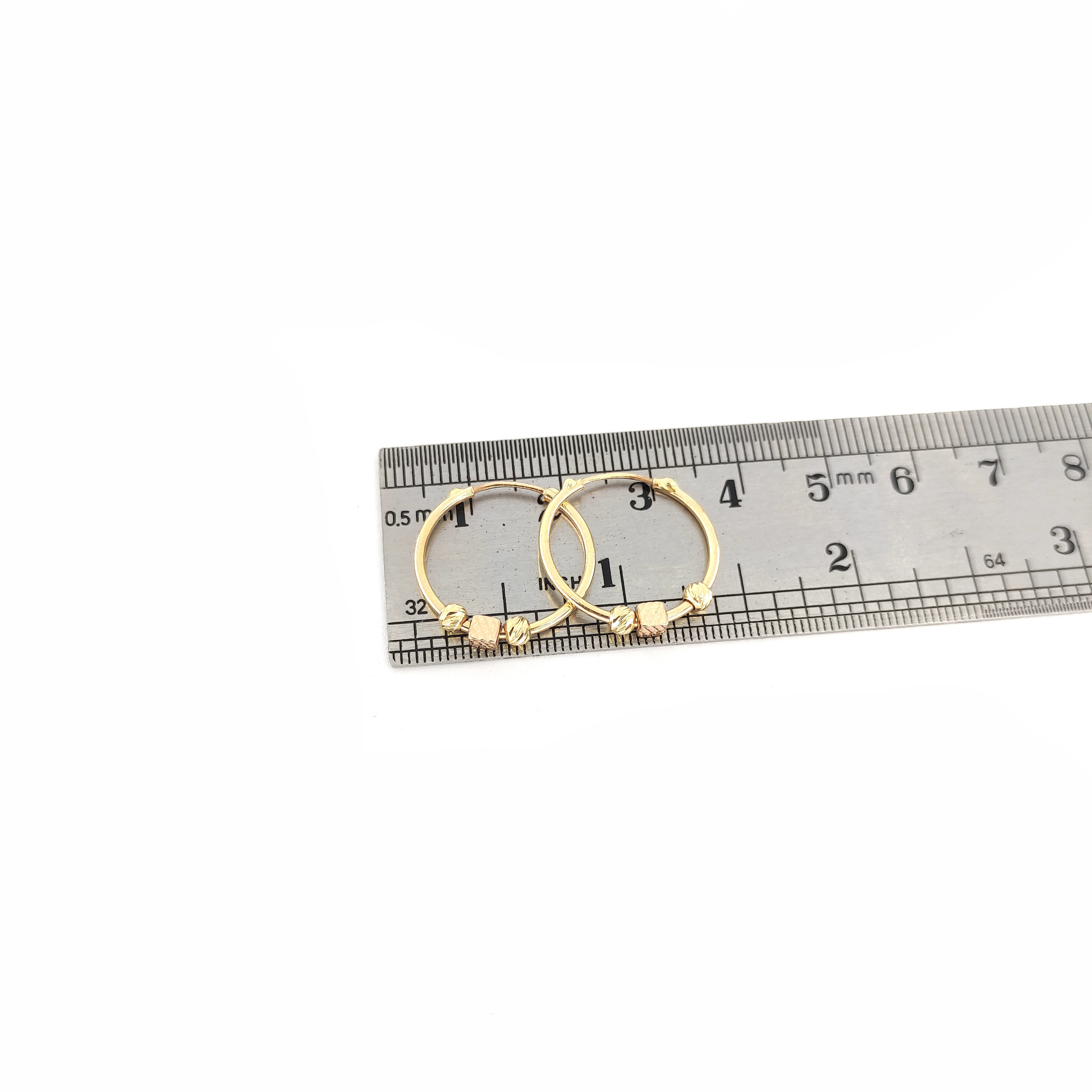 گوشواره طلا 18 عیار دخترانه طلا و جواهرسازی افرا مدل 132