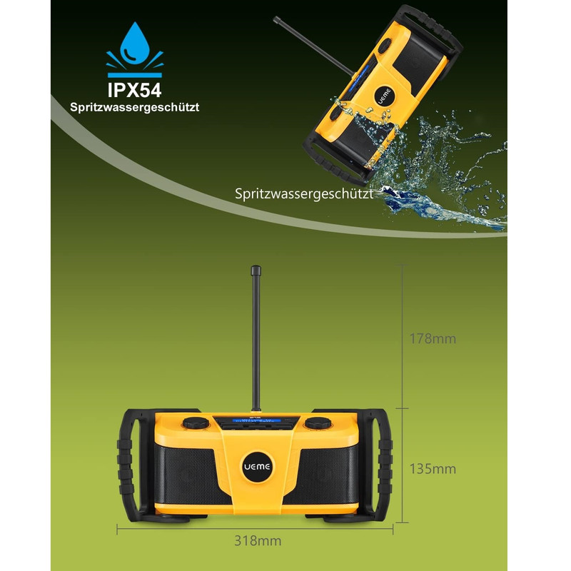رادیو FM یومه مدل DB-322 دارای Bluetooth