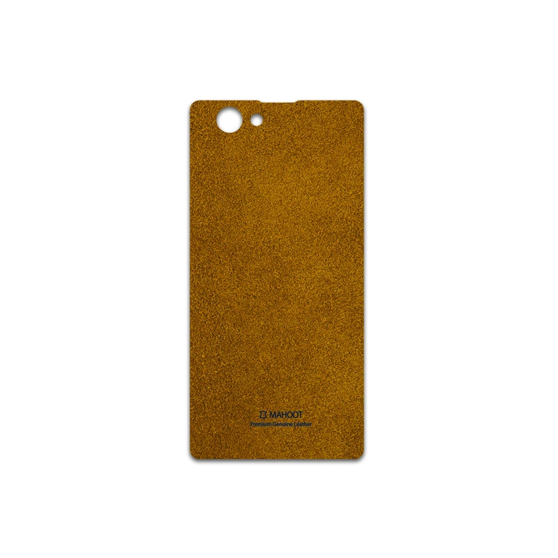 برچسب پوششی ماهوت مدل Brown-Chamois-Leather مناسب برای گوشی موبایل سونی Xperia Z1 Compact