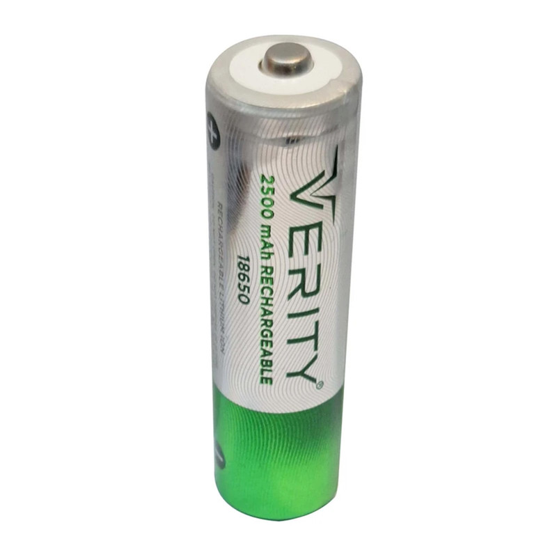 باتری لیتیوم وریتی مدل 5C-18650-Pin-2 ظرفیت 2500 میلی آمپر ساعت بسته 2 عددی