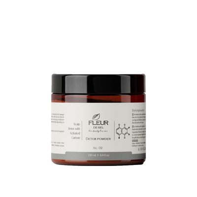 ژل لایه بردار بدن فلوردسل مدل Activated charcoal مناسب برای پوست چرب و خشک حجم 250 میلی لیتر