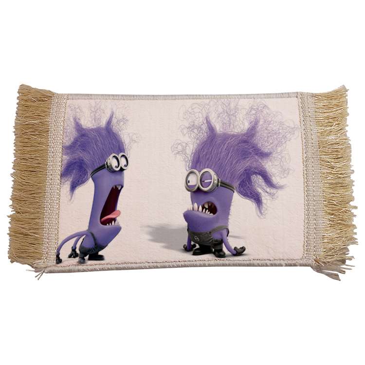 فرش ماشینی دیوارکوب مدل مینیون کد 68