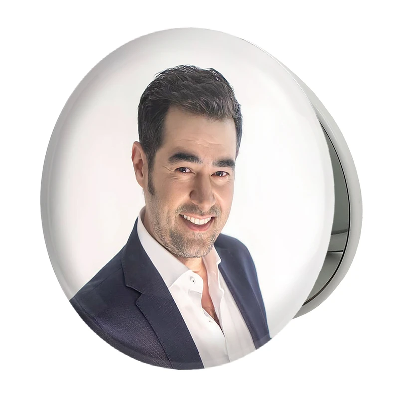 آینه جیبی خندالو طرح شهاب حسینی مدل تاشو کد 10388 